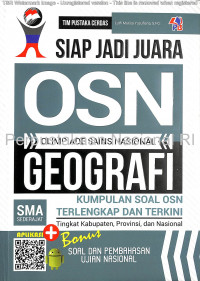 Image of Siap jadi juara OSN : Olimpiade Sains Nasional geografi