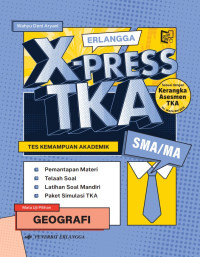 Image of Erlangga X-PRESS TKA SMA/MA Geografi